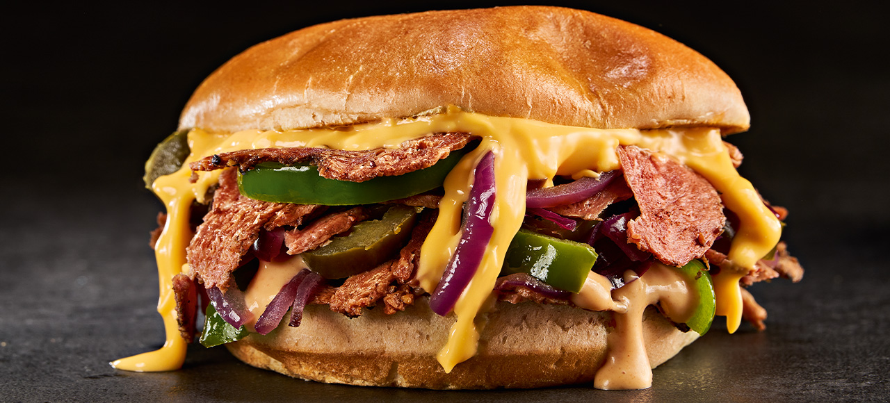 PHILLY CHEESE BURGER (Veggie) | HANS IM GLÜCK PHILLY CHEESE BURGER (Veggie) | HANS IM GLÜCK